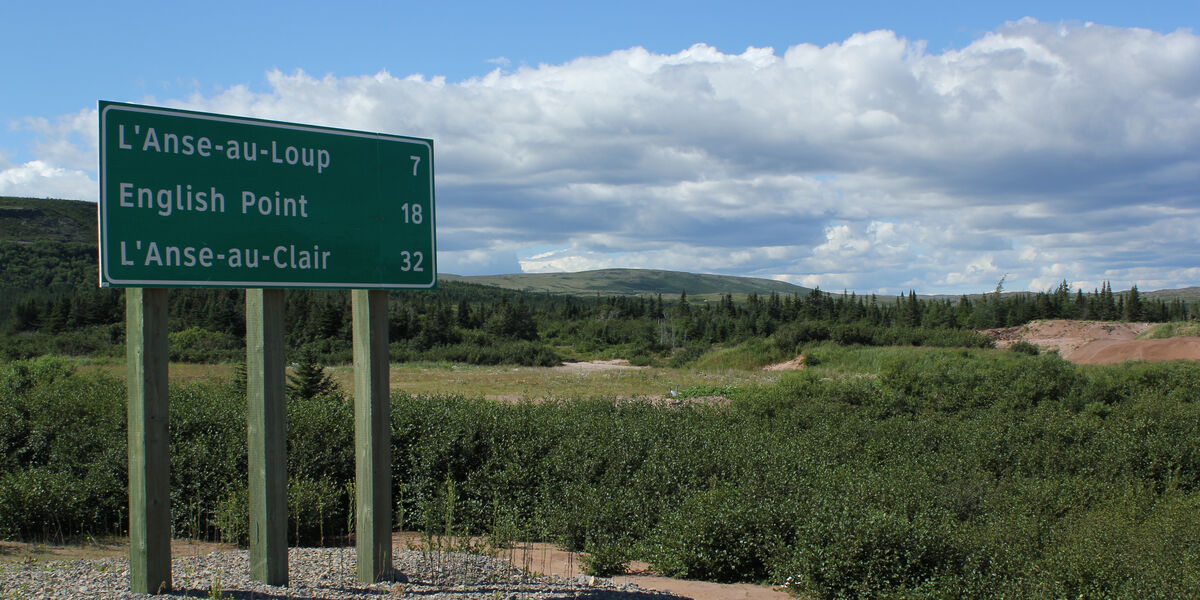 On Route 510 near L'Anse au Diable, looking north. On Route 510 near L'Anse au Diable, looking north.