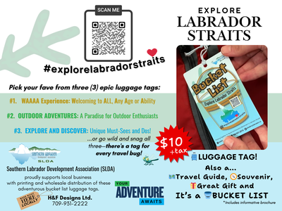 EXPLORE Labrador Straits Luggage Tags🏷️ EXPLORE Labrador Straits Luggage Tags🏷️