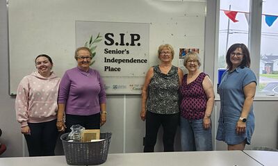 S.I.P. participants alongside our Technology Assistant summer student.
